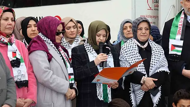 AK Parti Kütahya İl Kadın Kolları Başkanı Sevde Nur Karabacak Çakıcı'dan, Filistin için boykot çağrısı