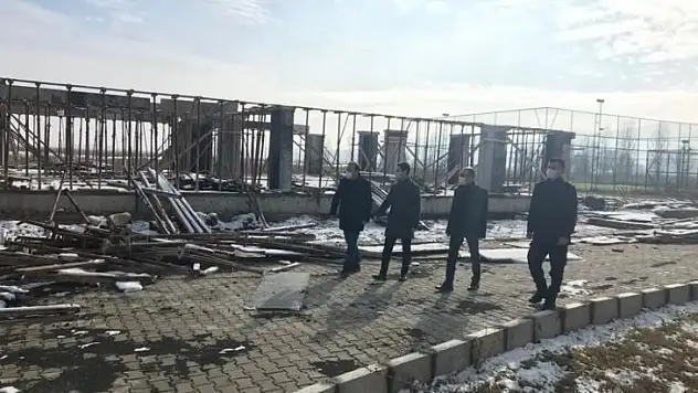 Altıntaş Meslek Yüksekokulu'nda tesis inşaatı