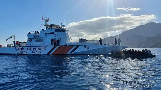 Aydın'da 37 düzensiz göçmen kurtarıldı
