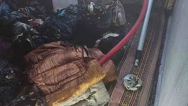 Aydın'da ev yangını