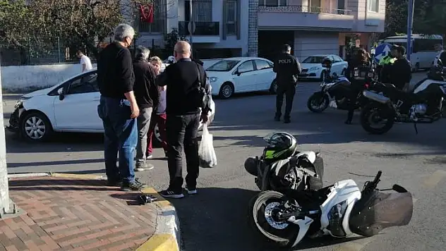 Aydın'da motosiklet ile otomobil çarpıştı: 1 yaralı