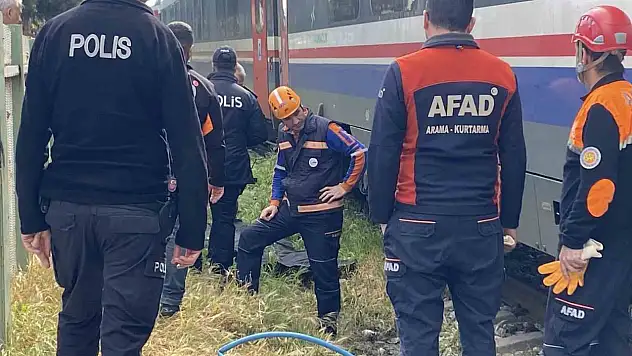 Aydın'da tren yayaya çarptı: 1 ölü