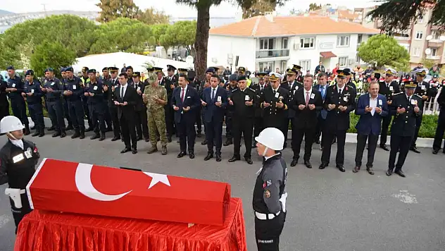 Ayvalık İlçe Emniyet Müdürlüğü'nün acı günü