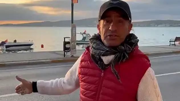 Ayvalık'ta fok balığı güneşlenirken görüntülendi