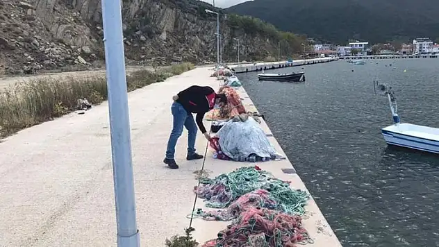 Balıkçıların ağları denetlendi