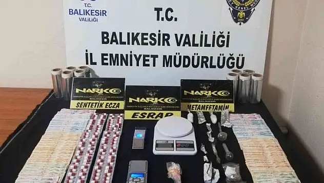 Balıkesir'de 19 şahsa uyuşturucu operasyonu
