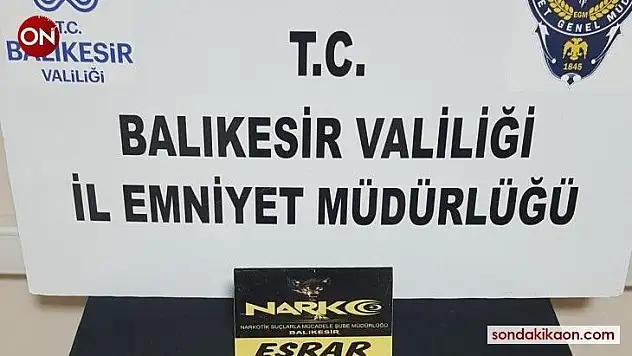 Balıkesir'de 32 kişiye asayiş ve uyuşturucu operasyonu