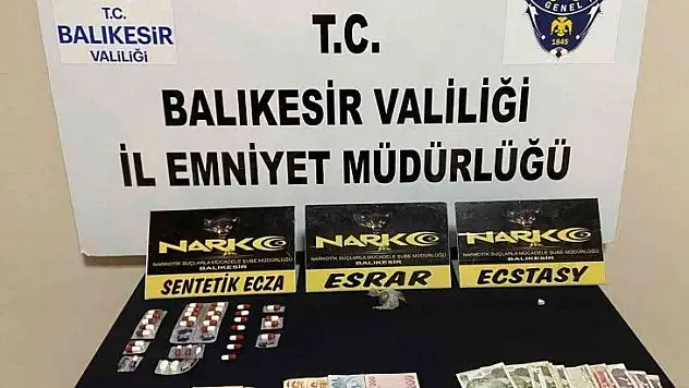 Balıkesir'de polis ve jandarmadan 50 şahsa operasyon