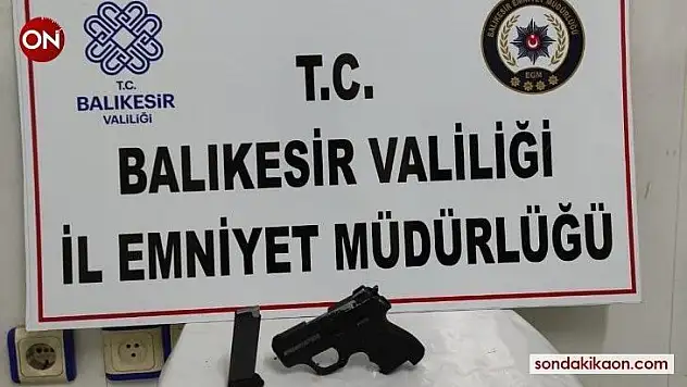 Balıkesir'de polisten 4 zanlıya gözaltı