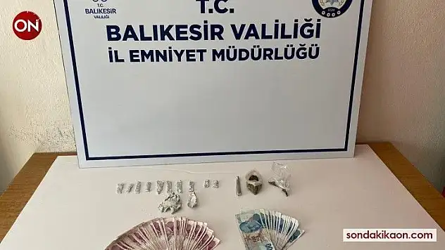 Balıkesir'de polisten 77 şahsa gözaltı