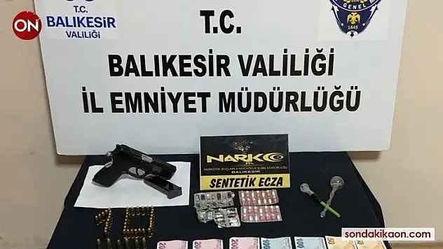 Balıkesir'de polisten narkotik operasyonu