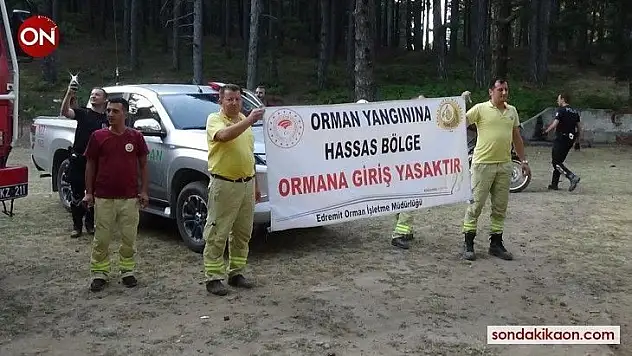 Balıkesir Valisi Hasan Şıldak 'Kazdağları'na çok daha fazla önem veriyoruz. Buradaki tedbirlerimiz en üst seviyede.'