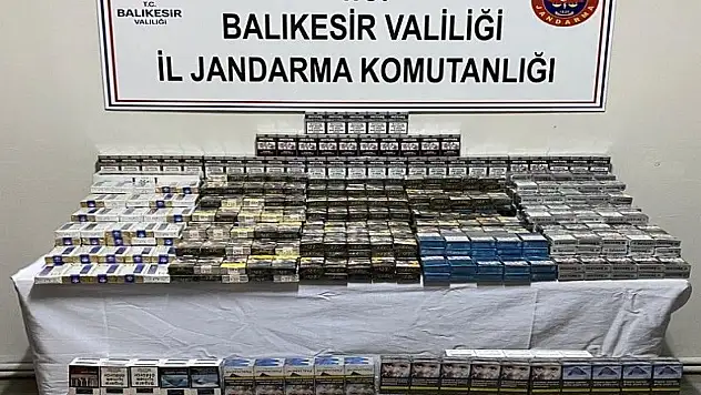 Bandırma'da tütün kaçakçılığı ve uyuşturucu madde imal ve ticaretine yönelik operasyon