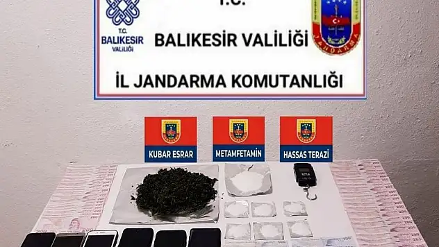 Bandırma'da uyuşturucu ile mücadele operasyonu