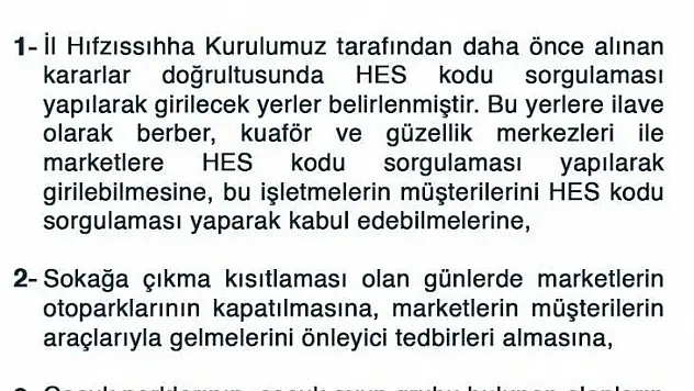 Berber, kuaför ve güzellik salonuna HES kodu