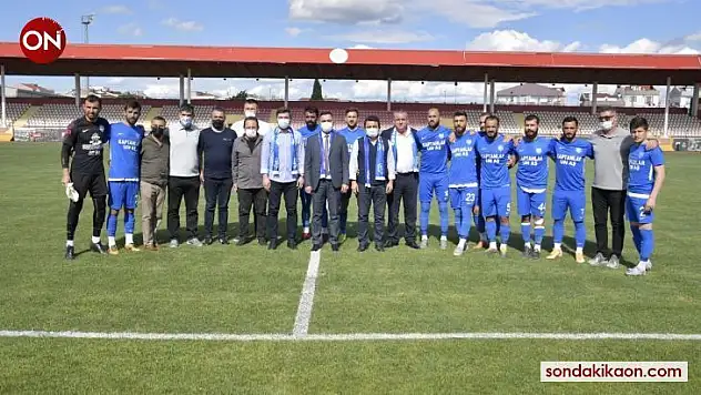 Bigaspor kampına moral ziyareti
