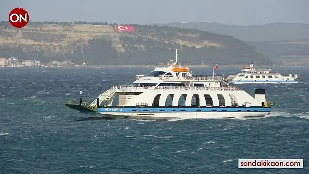 Bozcaada ve Gökçeada seferlerine fırtına engeli