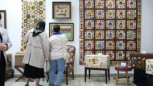 Bursa'daki Kırkyama Sergisinin geliri depremzede kadınlara bağışlanacak