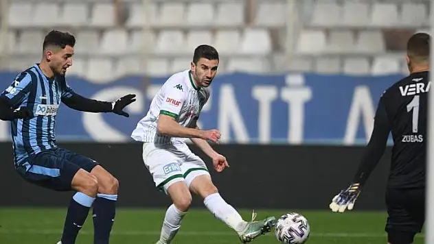 Bursaspor, Adana'da şut rekoru kırdı