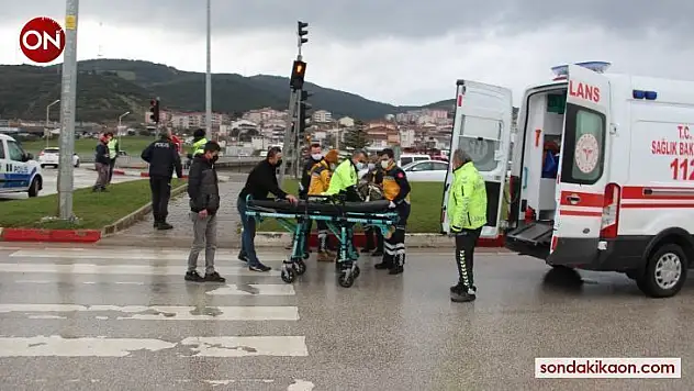 Çan'da trafik kazası: 1 yaralı
