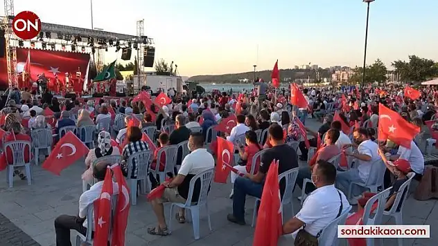 Çanakkale 15 Temmuz'da tek yürek oldu
