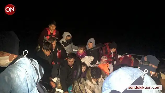 Çanakkale açıklarında 18 göçmen ölümden döndü