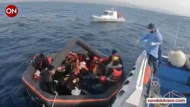 Çanakkale açıklarında 27 mülteci kurtarıldı