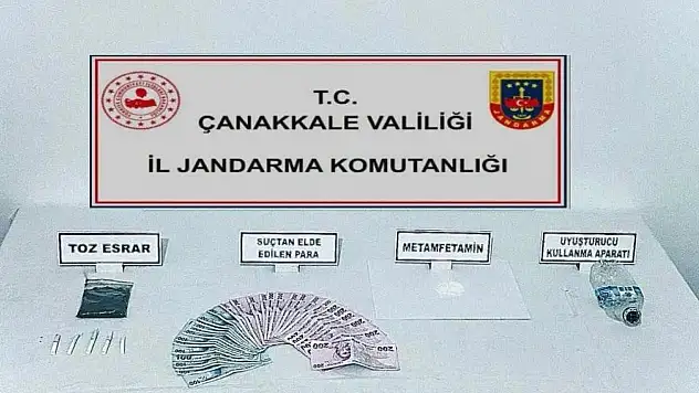 Çanakkale'de düzenlenen uyuşturucu operasyonunda 2 kişi tutuklandı