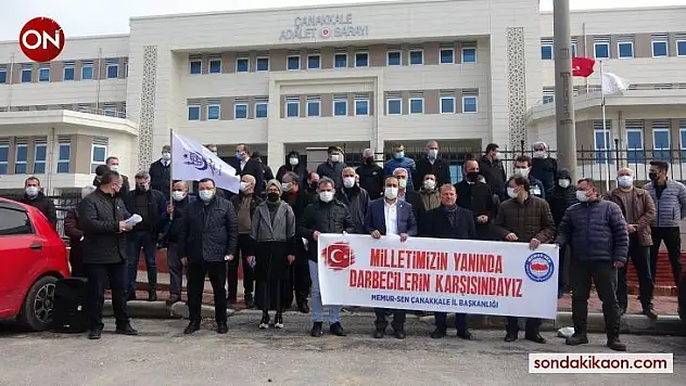 Çanakkale Memur-Sen'den emekli 104 amirale suç duyurusu