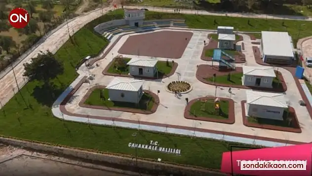 Çanakkale'ye trafik eğitim parkı yapıldı
