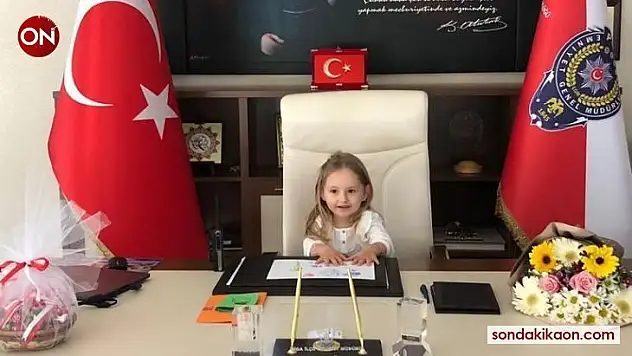Çocuk emniyet müdüründen 'yoldaki çocuklara bayrak verilsin' talimatı