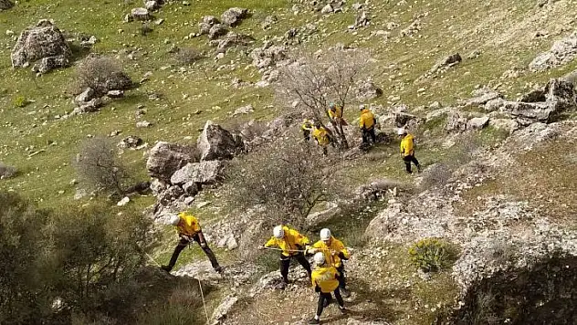 DAK gönüllülerinin iple eğitimi 7 saat sürdü