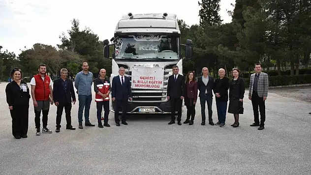 Denizli'nin deprem bölgesine yardımları devam ediyor