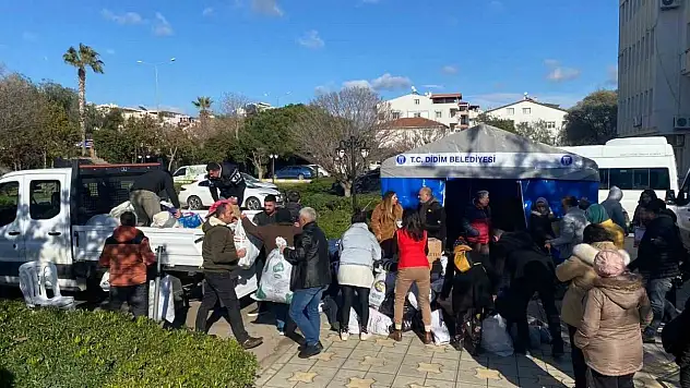 Didim'den deprem bölgesine yardım eli