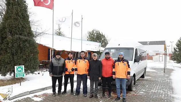 DPÜ-AKUK deprem bölgesi yolunda