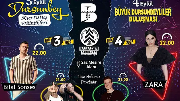 Dursunbey'de kurtuluşun 100. yılı coşkuyla kutlanacak