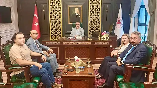 Edremit MYO yönetiminden Kaymakam Odabaş'a ziyaret