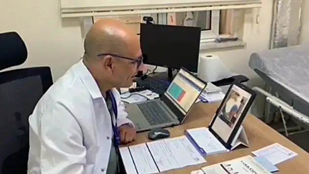 Edremit'te 'uzaktan hasta muayenesi' başladı