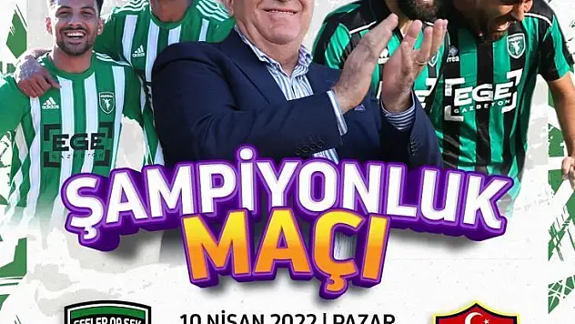 Efeler 09 SFK, şampiyonluk maçında Kemalpaşaspor'u ağırlayacak