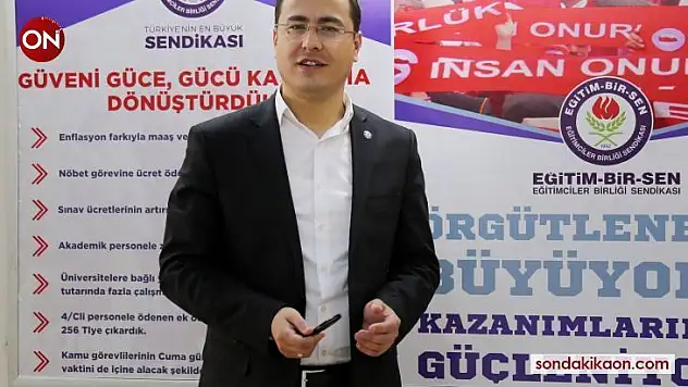 Eğitim-Bir-Sen'den 'Sorunlar zamanında çözülmelidir' tavsiyesi