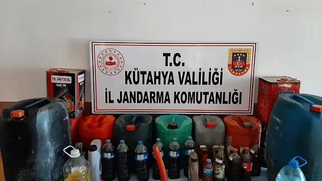 Gediz'de karışım akaryakıt satan 1 kişi gözaltına alındı