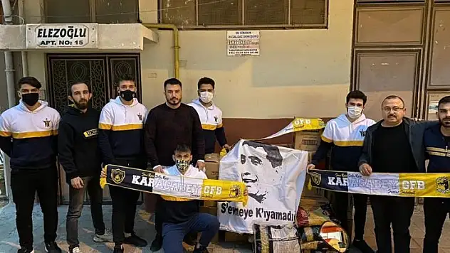 Genç Fenerbahçeliler erzak yardımına devam ediyor