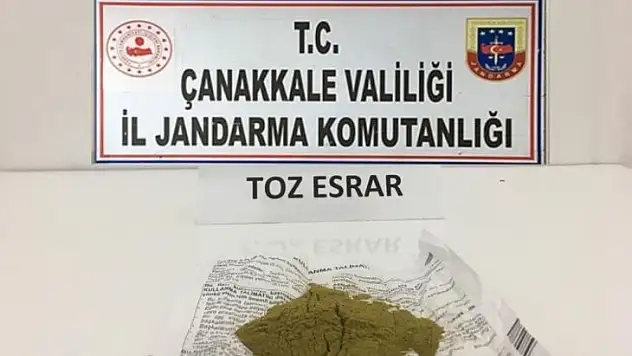 Geyikli'de uyuşturucu operasyonu
