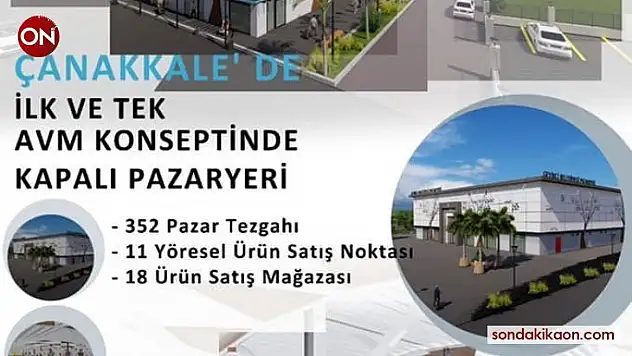 Geyikli kapalı pazar alanına kavuşuyor