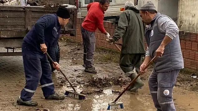 Gömeç'te belediye seferber oldu