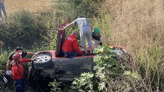 Gönen'de trafik kazası: 1 yaralı