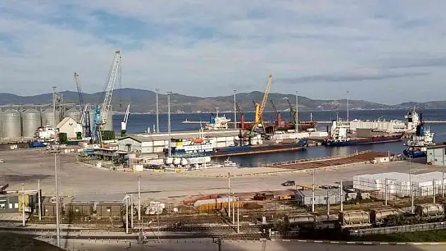 Hayvan yüklü gemi iki saatte tahliye edildi