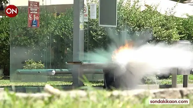 Hediyelik tatlı almaya gitti, bavulundan oldu