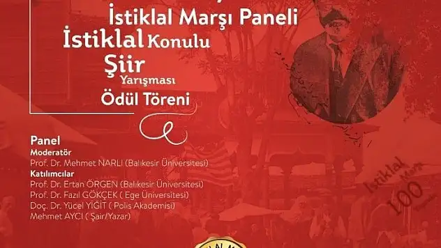 İstiklal konulu şiir yarışması sonuçlandı