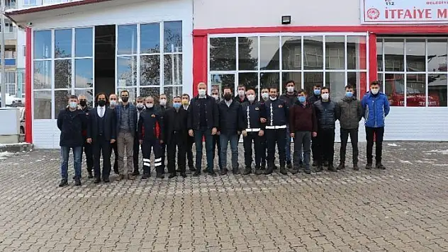 İtfaiye personeline 'Temel Eğitim Sertifikası'